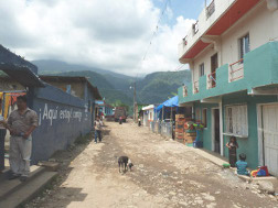 a typical village street