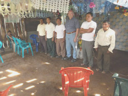 Larry and team inside a regional 
church 
