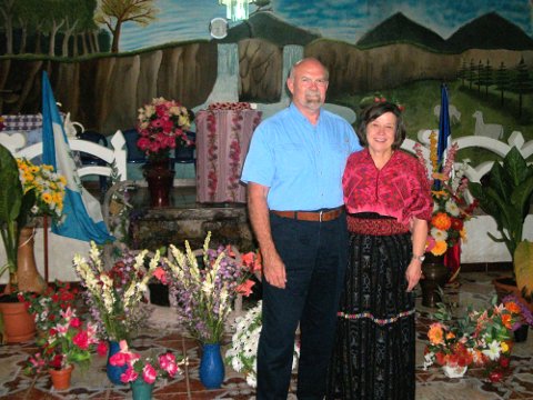 Larry and Sally Crabtree in Guatemala, 2012